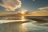 Lines-spiel am Strand bei Sonnenuntergang von Bas Verschoor Miniaturansicht