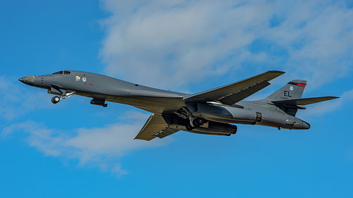 Strategischer Bomber Rockwell B-1B Lancer.