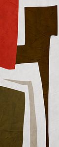 Organische abstrakte Kunst – Erdtöne