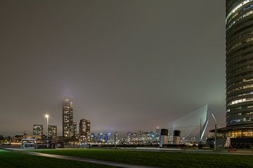 Rotterdam bei Nacht von Léontine Lamers