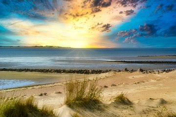 Sunset by the sea by Martina Fornal