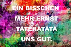 A bit more serious by Creative texts