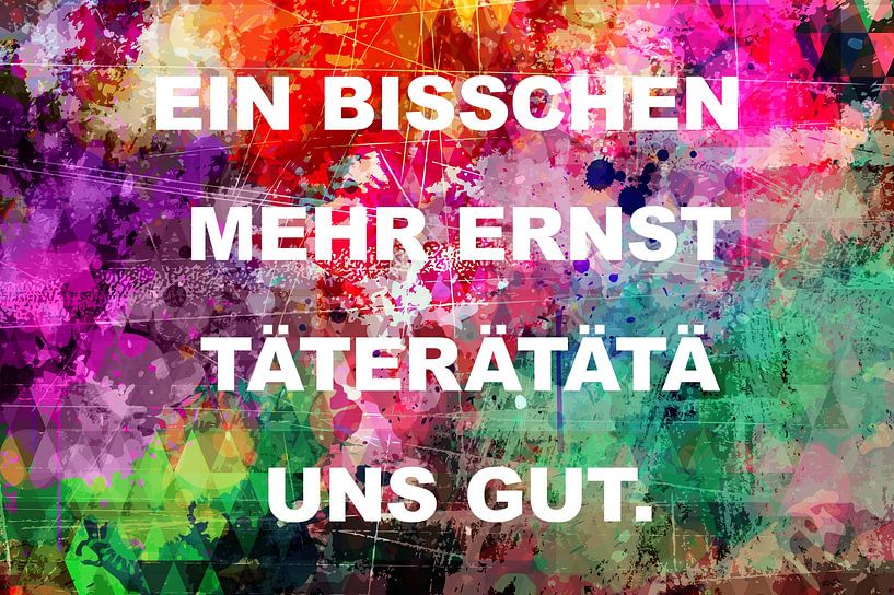 ein wenig ernster von Creative texts