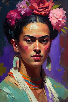 Portrait Of Frida by treechild .