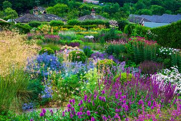 Dove Cottage Tuin, Halifax, Engeland van Lieuwe J. Zander