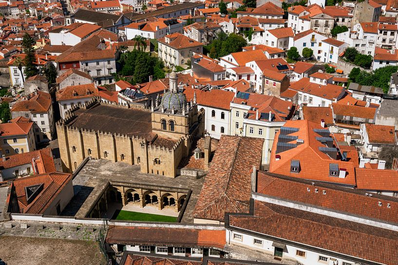 View Across The Rooftops Of Coimbra by Urban Photo Lab
