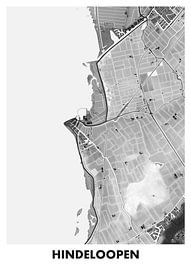 Hindeloopen Höhenkarte von STADSKAART