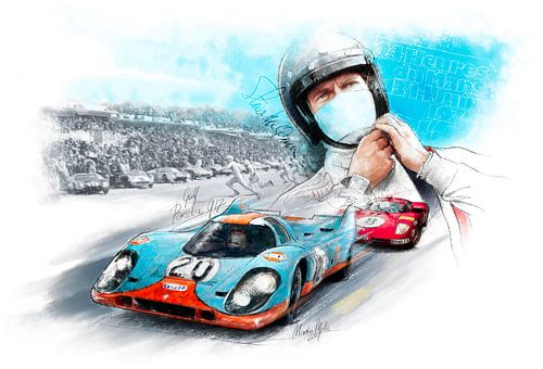Porsche 917 - Steve McQueen - Le Mans 1970