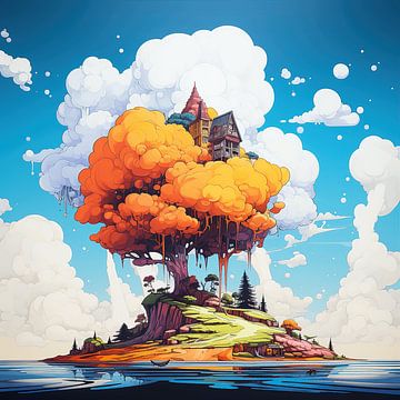 Schloss in den Wolken von Art Lovers