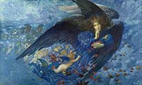 Die Nacht mit ihrem Zug der Sterne, Edward Robert Hughes von Meisterhafte Meister Miniaturansicht