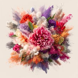 Bouquet de fleurs centré 1 sur Olaf Kramer