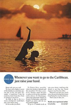 Publicité PAN AM sur Jaap Ros