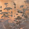 Modern Scandinavisch Botanisch Landschap Mokka Mousse van Mad Dog Art