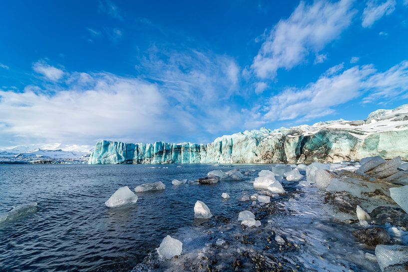 Das Ende des Breiðamerkurjökull-Gletschers von Henry Oude Egberink