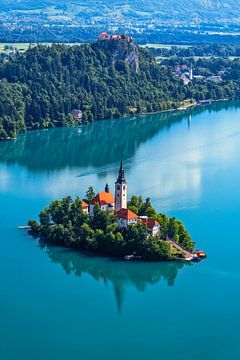 Panorama Lake Bled Slovenia