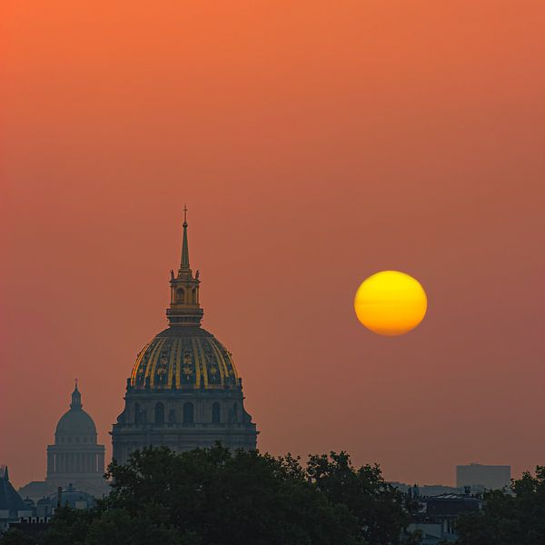 Sonnenaufgang in Paris von Henk Meijer Photography