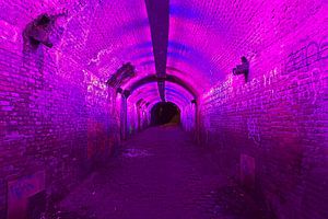 Verlichte tunnel Utrecht van Anton de Zeeuw