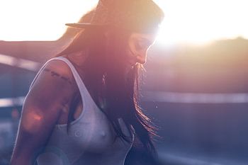 Zonsondergang moment