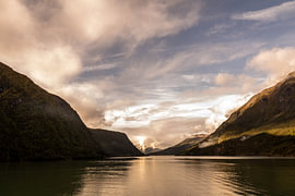 Norwegian fjord near Skjolden by Daisy Renders