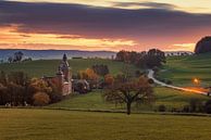 Autumn and sunrise at Beusdael Castle by Henk Meijer Photography thumbnail