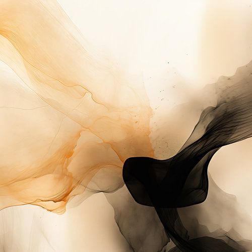 Abstract minimal art landscape