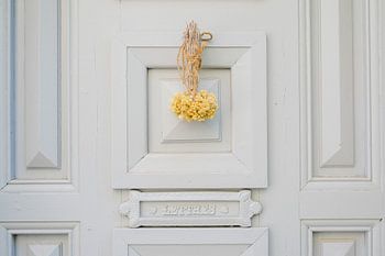Detail of a charming French door