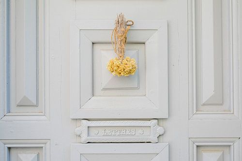 Detail eines französischen Türbeschlags