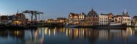 Maassluis Haven bij Nacht