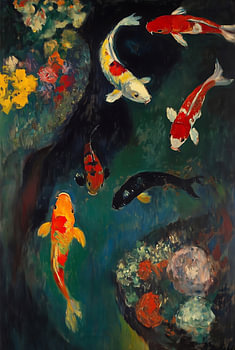 Koi Pond Abstraction