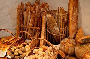 So viel Brot im 'La Bourgogne'