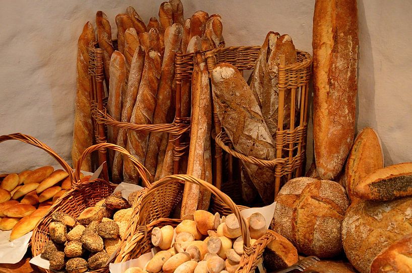 So much bread at 'La Bourgogne' by Frank's Awesome Travels