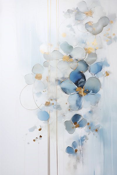 Blaue Blumen von Bert Nijholt