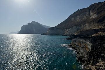 Cliff near Mughsayl (Oman) by Alphapics