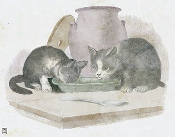 Vintage-Katzen von Ingrid A.U. Motzheim