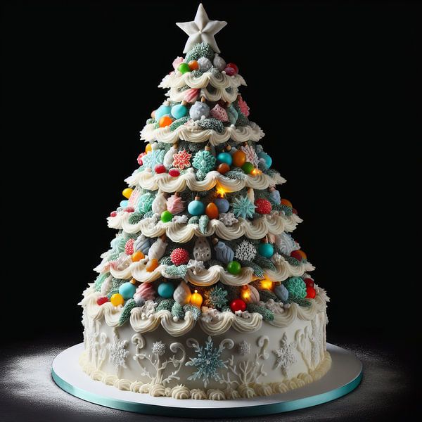 A Sweet Celebration The Christmas Tree Cake by Laly Laura