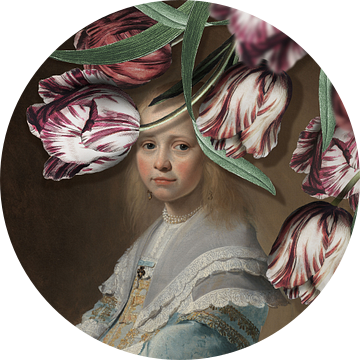 Portret van een Meisje - de Tulpen Editie van Marja van den Hurk
