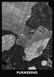 Carte altimétrique Purmerend