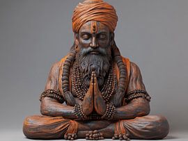 geistiges Bild Bild betender Mann