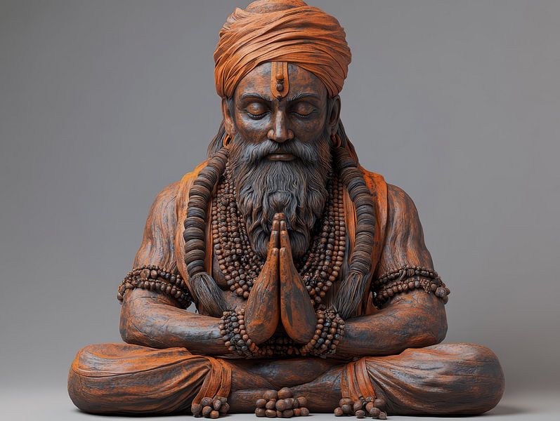 spiritual image image praying man by Egon Zitter