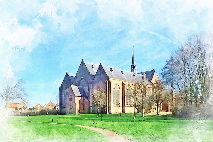 St Nicholas church in Brouwershaven, Schouwen-Duiveland, Zeeland by Danny de Klerk