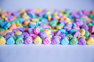 bonbons colorés sur Atelier Liesjes