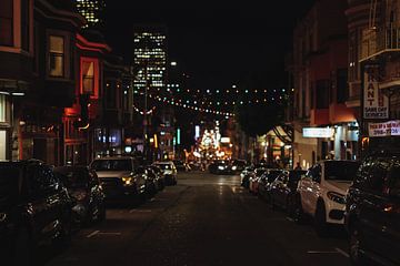 Avond in San Francisco | Reisfotografie fine art foto print | Californië, U.S.A. van Sanne Dost