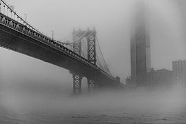Le pont de Manhattan à New York sur Santiago De Flô