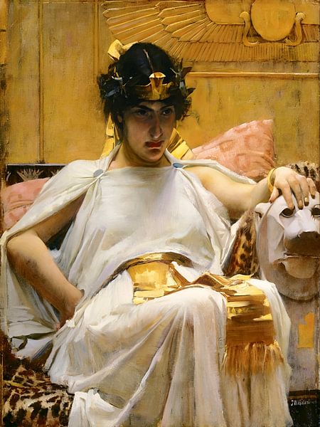John William Waterhouse - Cleopatra, 1887 by Timeless Artworks