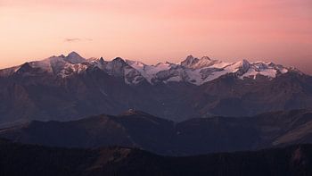 Avondrood op de Hohe Tauern