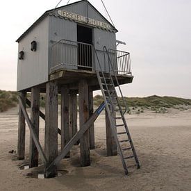 Drowning cottage Terschelling by Rinke Velds