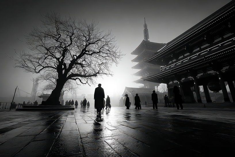 etchings japan by Egon Zitter