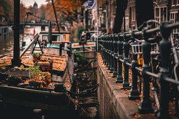 De Prinsengracht bij Berenstraat in Amsterdam van Indra Senff