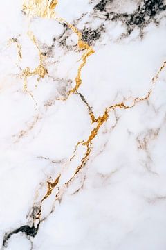 Design en marbre avec des veines dorées sur Poster Art Shop