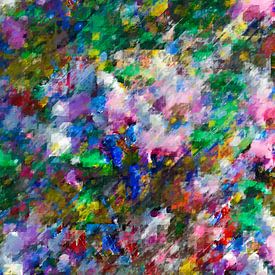 Bunte Luftballons Abstrakt von L.A.B.